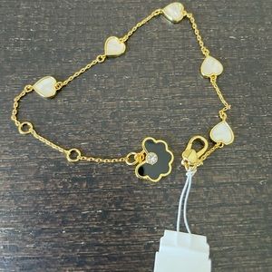Kate Spade New York Flower MOP Heart Bracelet NWT ❗️Sale❗️